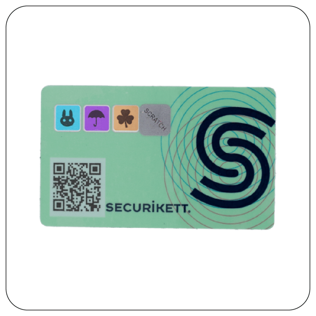 securikett smart label component qr code