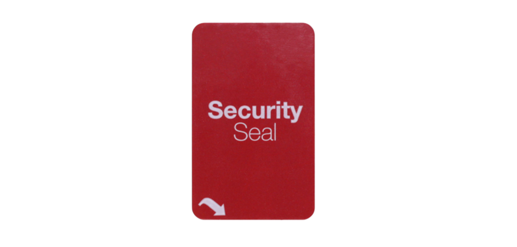 Securikett_SecuritySeals_Technology_DoubleVOID_BrokenGlas-Seal-red_applied