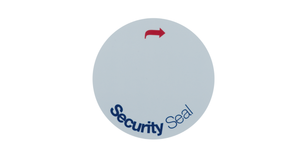 Securikett_SecuritySeals_Technology_DoubleVOID_BrokenGlas-Seal_applied