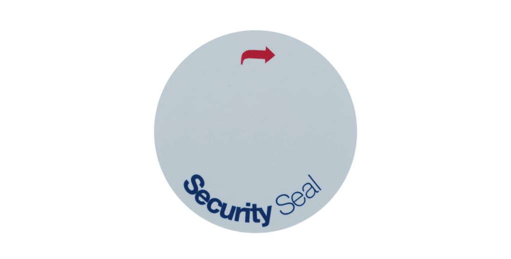 Securikett_SecuritySeals_Technology_DoubleVOID_BrokenGlas-Seal_applied