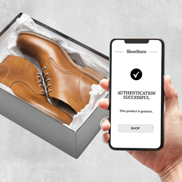 Securikett_SecurityLabel_NFC_Scan_Shoes_Fashion