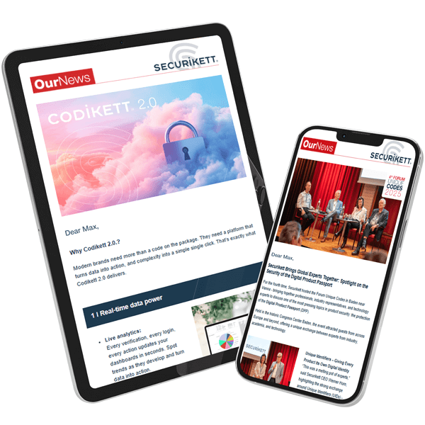 Securikett-Newsletter on Tablet and Smartphone