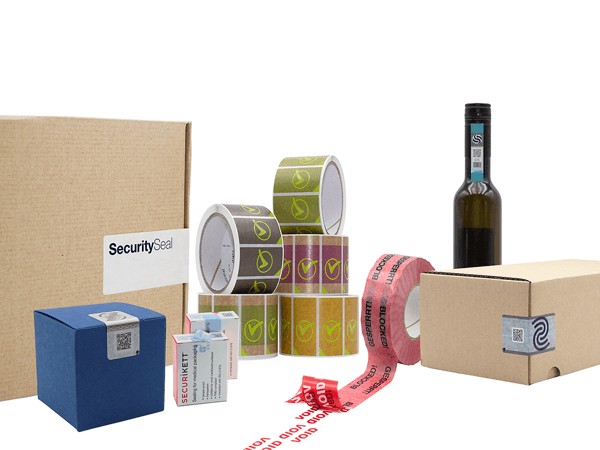 PaperVOID Series: paper-based SecurityLabels on reels and on different packaging