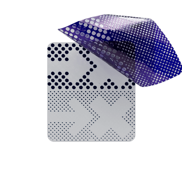Structure Coating Technology allows adhesive patterns