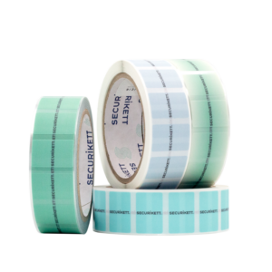 Transparent PaperVOID Seals on Rolls