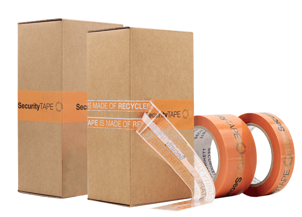 Security Tapes made of recycled material in different widths